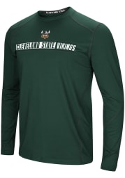 Colosseum Cleveland State Vikings Green Bayous Long Sleeve T-Shirt