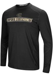 Colosseum Emporia State Hornets Black Bayous Long Sleeve T-Shirt