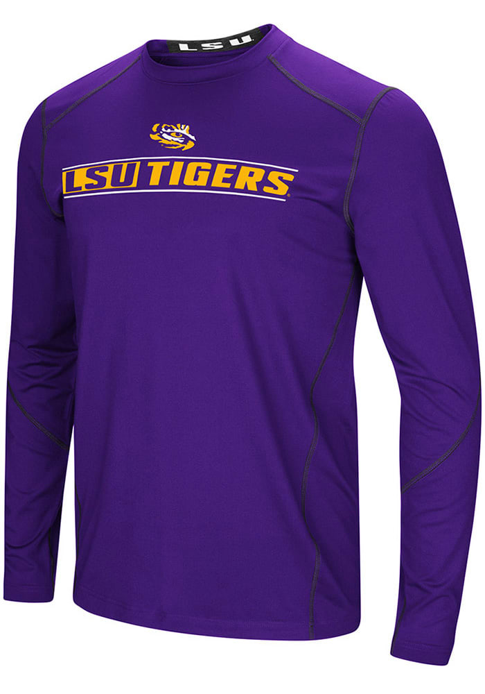 Colosseum LSU Tigers Purple Bayous Long Sleeve T-Shirt