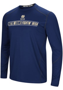 Colosseum Notre Dame Fighting Irish Navy Blue Bayous Long Sleeve T-Shirt