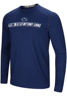 Colosseum Penn State Nittany Lions Navy Blue Bayous Long Sleeve T-Shirt
