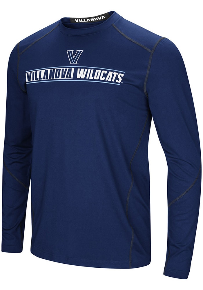 Colosseum Villanova Wildcats Navy Blue Bayous Long Sleeve T-Shirt