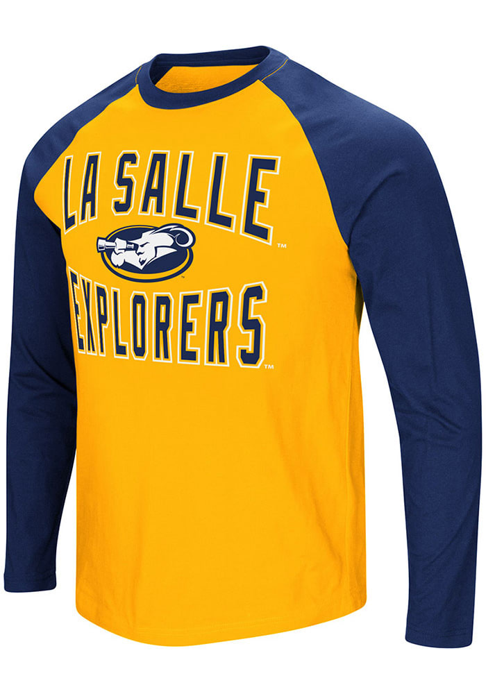 Colosseum La Salle Explorers Gold Cajun Long Sleeve T Shirt