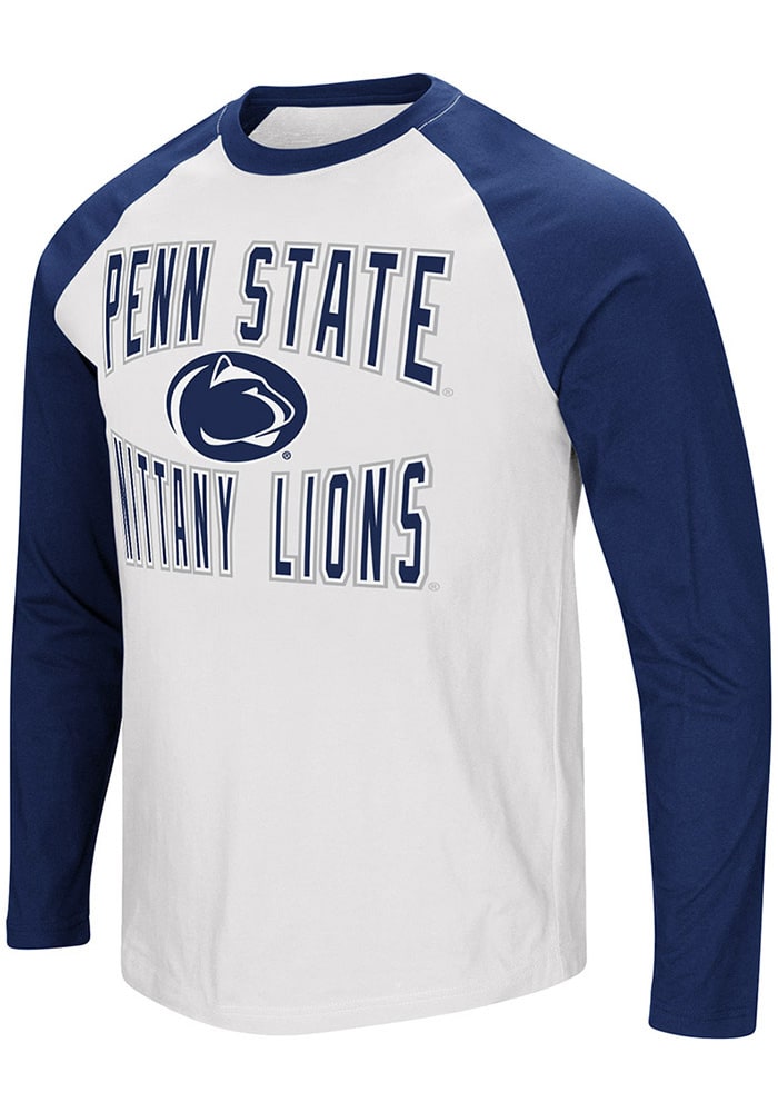 Colosseum Penn State Nittany Lions White Cajun Long Sleeve T Shirt