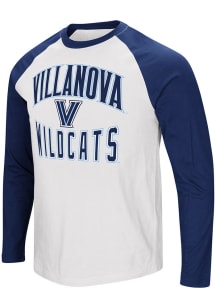 Colosseum Villanova Wildcats White Cajun Long Sleeve T Shirt