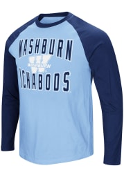 Colosseum Washburn Ichabods Light Blue Cajun Long Sleeve T Shirt