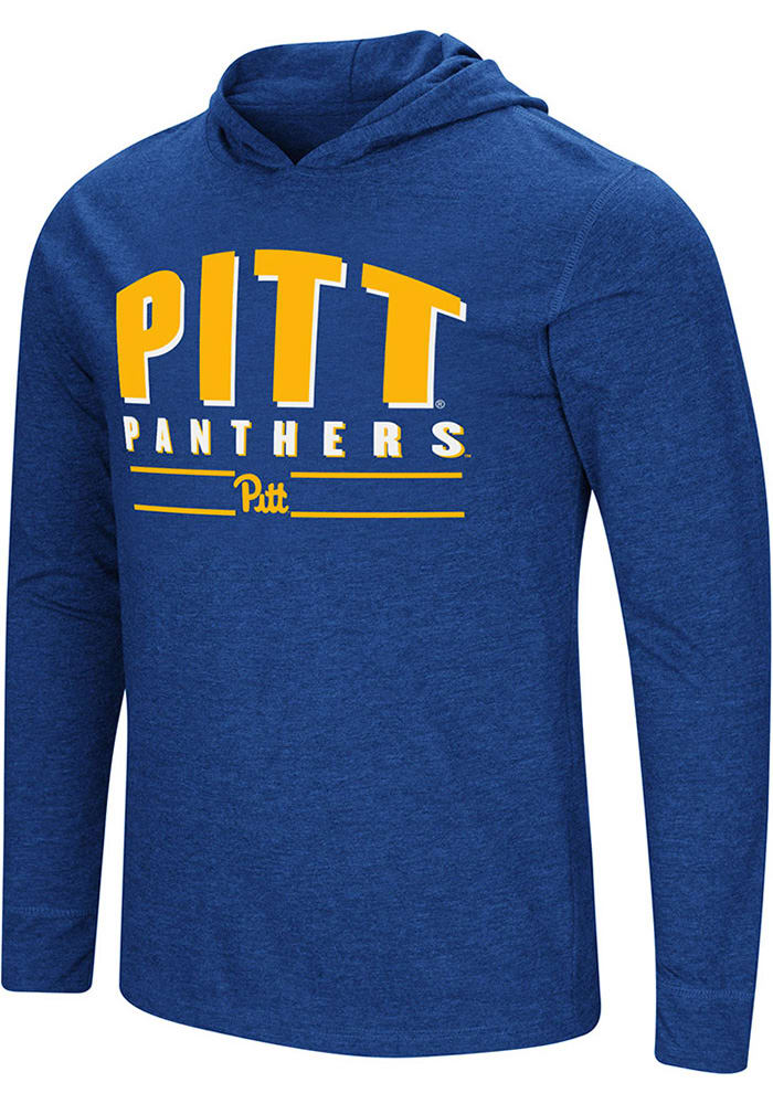 Colosseum Pitt Panthers Blue Do It For You Long Sleeve Fashion T Shirt
