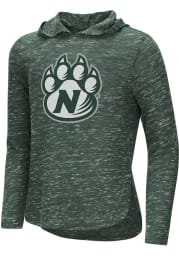 Colosseum Northwest Missouri State Bearcats Girls Green Swizzle Long Sleeve T-shirt