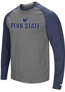 Colosseum Penn State Nittany Lions Charcoal Social Skills Long Sleeve T-Shirt