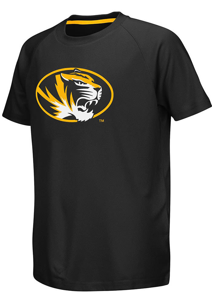Colosseum Missouri Tigers Youth Black Kramer Short Sleeve T-Shirt
