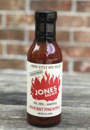 Jones Bar-B-Q 15 oz Coconut Pineapple BBQ Sauce