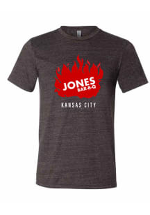 Jones BBQ Kansas City Dark Grey Short Sleeve T Shirt