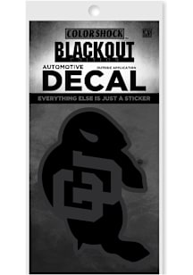 Colorado Buffaloes Black Out Auto Decal - Black
