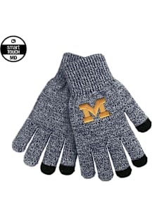 LogoFit Michigan Wolverines Marled Mens Gloves