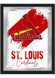 St Louis Cardinals Paint Brush Hanging Back Bar Mirror