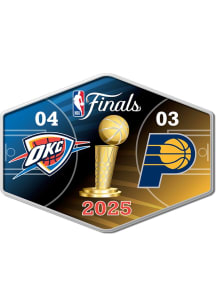 Oklahoma City Thunder Souvenir 2025 Finals Champs Score Pin - Blue