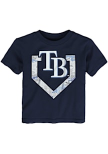 Tampa Bay Rays Toddler Navy Blue Tech Camo Short Sleeve T-Shirt