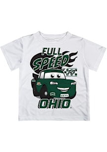 Vive La Fete Ohio Bobcats Infant Full Speed Short Sleeve T-Shirt White