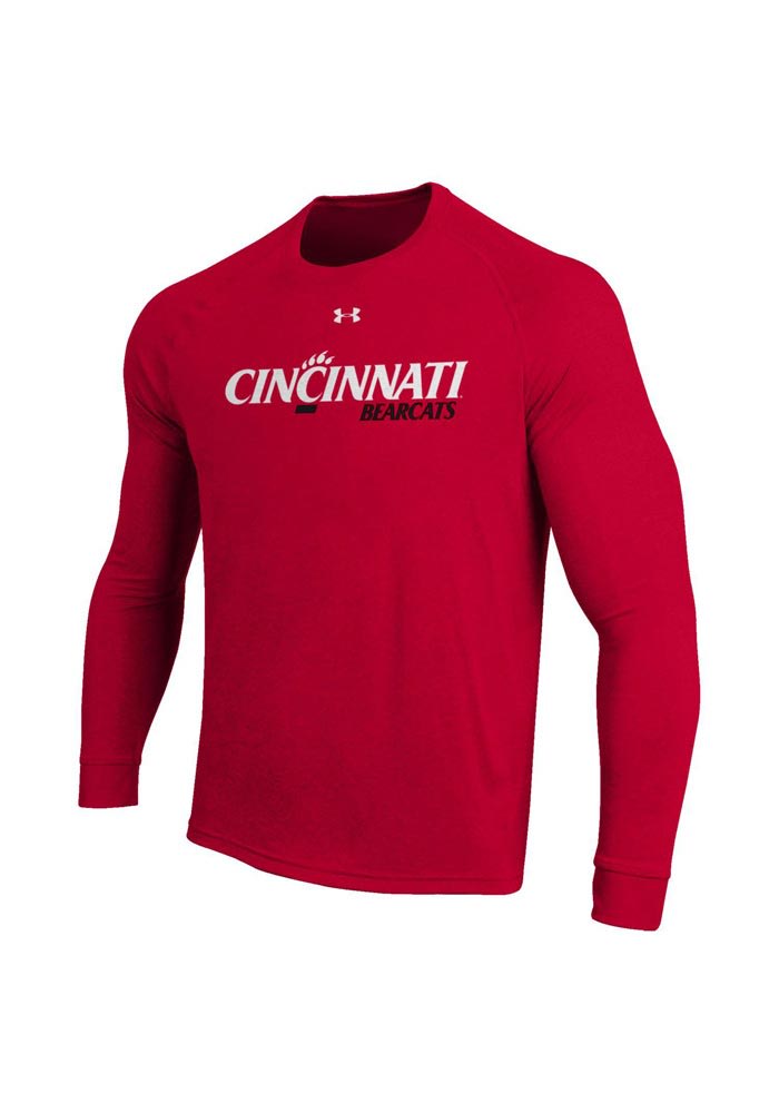 Under Armour Cincinnati Bearcats Red Tech Long Sleeve T-Shirt