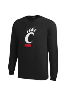 Cincinnati Bearcats Black Big Logo Long Sleeve T Shirt