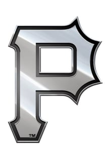 Pittsburgh Pirates Chrome Car Emblem - Silver