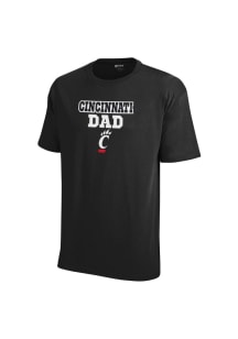 Cincinnati Bearcats Black Dad Short Sleeve T Shirt