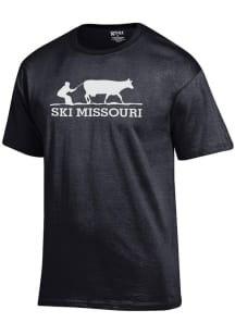 Missouri Black Ski MO Short Sleeve T Shirt