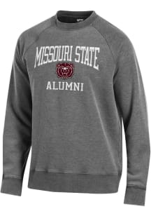 Missouri State Bears Mens Charcoal Outta Town Alumni Long Sleeve Crew Sweatshirt