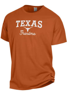 Texas Longhorns Womens  Grandma Short Sleeve T-Shirt