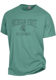 Michigan State Spartans Alumni Short Sleeve T Shirt - Green