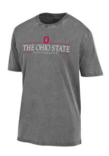 Ohio State Buckeyes Grey University Short Sleeve T Shirt