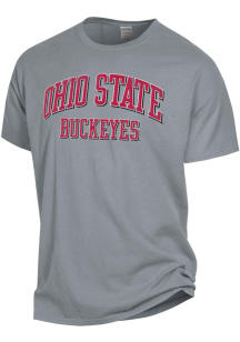 Ohio State Buckeyes Graphite Comfort Wash Short Sleeve T Shirt