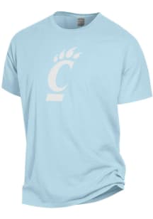 Cincinnati Bearcats Classic Short Sleeve T Shirt - Light Blue