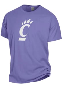 Cincinnati Bearcats Classic Short Sleeve T Shirt - Lavender