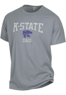 K-State Wildcats Charcoal Comfort Wash Dad Short Sleeve T Shirt