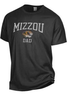 Missouri Tigers Black Comfort Wash Dad Short Sleeve T Shirt