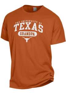 Texas Longhorns Burnt Orange Comfort Wash Dad Short Sleeve T Shirt