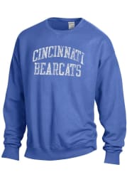 Cincinnati Bearcats Womens Blue Classic Crew Sweatshirt