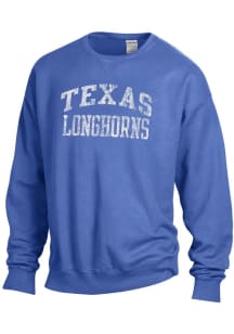Texas Longhorns Womens Blue Classic Crew Sweatshirt