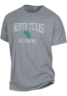 North Texas Mean Green Charcoal Garment Dyed Alumni Short Sleeve T Shirt