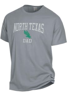 North Texas Mean Green Charcoal Garment Dyed Dad Short Sleeve T Shirt