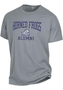 TCU Horned Frogs Charcoal Garment Dyed Alumni Short Sleeve T Shirt