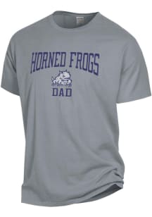 TCU Horned Frogs Charcoal Garment Dyed Dad Short Sleeve T Shirt