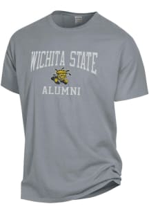 Wichita State Shockers Charcoal Garment Dyed Alumni Short Sleeve T Shirt
