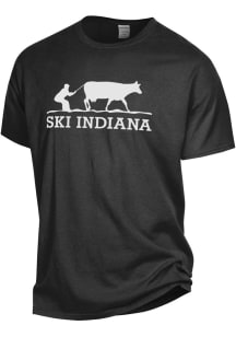 Indiana Black Ski Indiana Short Sleeve T Shirt