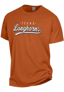 Texas Longhorns Womens Burnt Orange Script Stack Short Sleeve T-Shirt