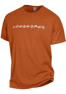 Texas Longhorns Womens Burnt Orange Wordmark Dots Short Sleeve T-Shirt