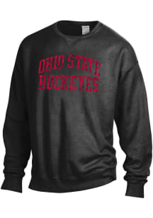 Ohio State Buckeyes Womens Black Classic Crew Sweatshirt
