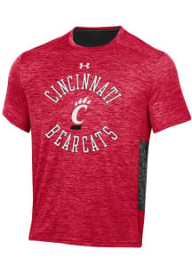 Under Armour Cincinnati Bearcats Red Gameday Tech Twist Short Sleeve T Shirt