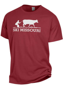 Missouri Red Ski Short Sleeve T Shirt
